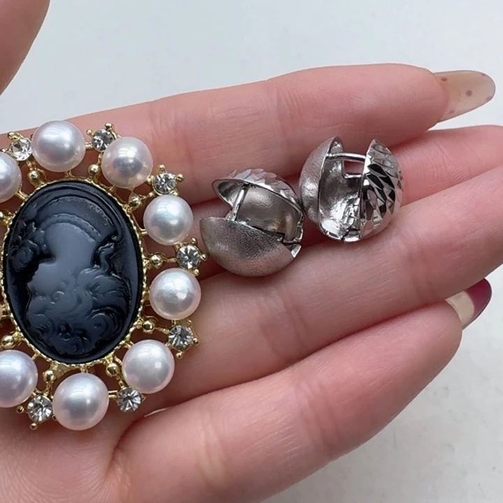 淡水珍珠耳饰未镶嵌