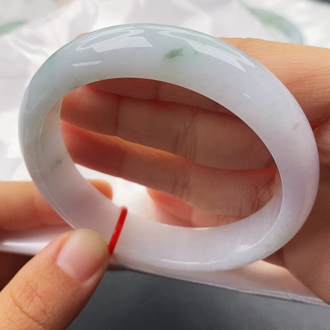 翡翠未镶嵌手镯58正圈