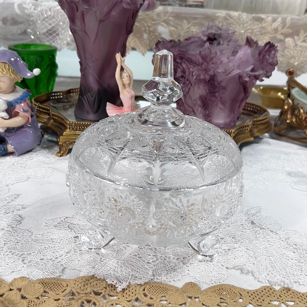 陶瓷211福利白水晶收纳盒果盒