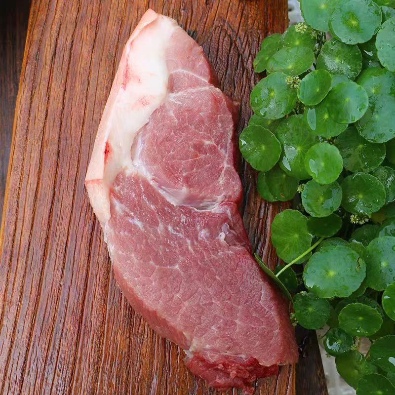 山东农村纯粮食猪带皮后腿肉六斤装{顺丰冷链发货}