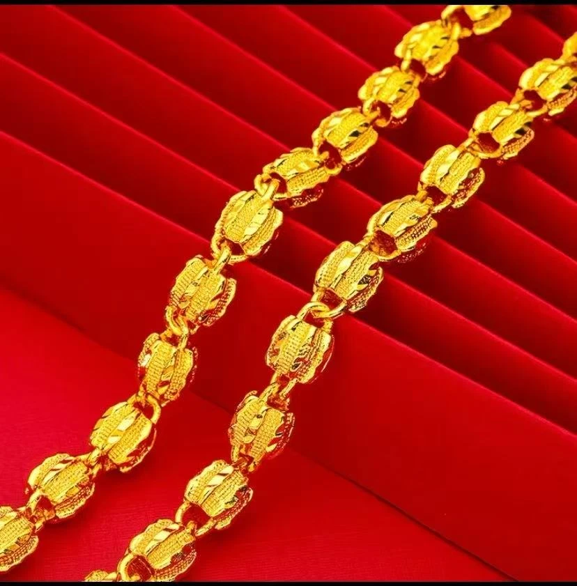 合金项链 核桃项链 2025男士时尚大气潮流精致百搭经典气质款