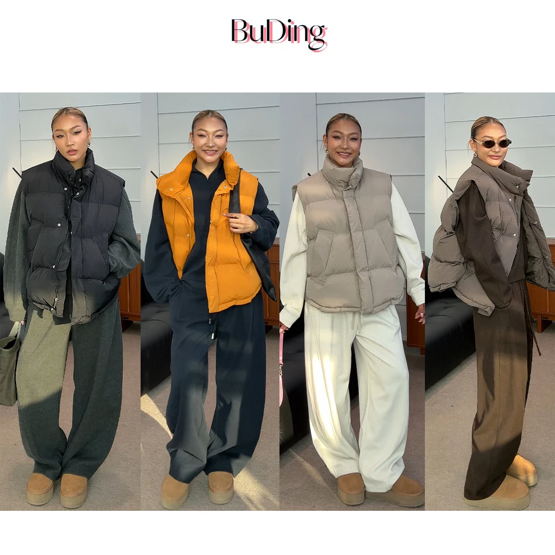BuDing 高充棉零压感马甲背心外套