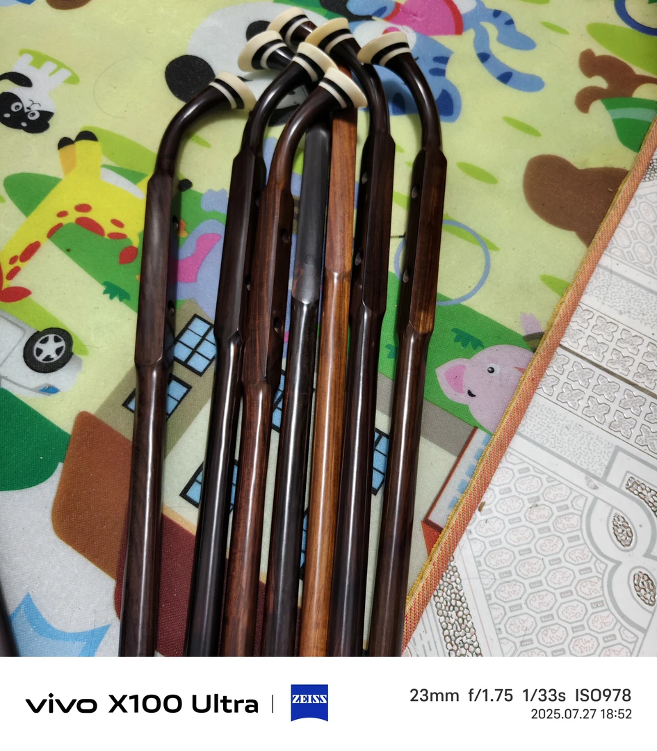 厂家处理有瑕疵老红木二胡琴杆带六角琴轴