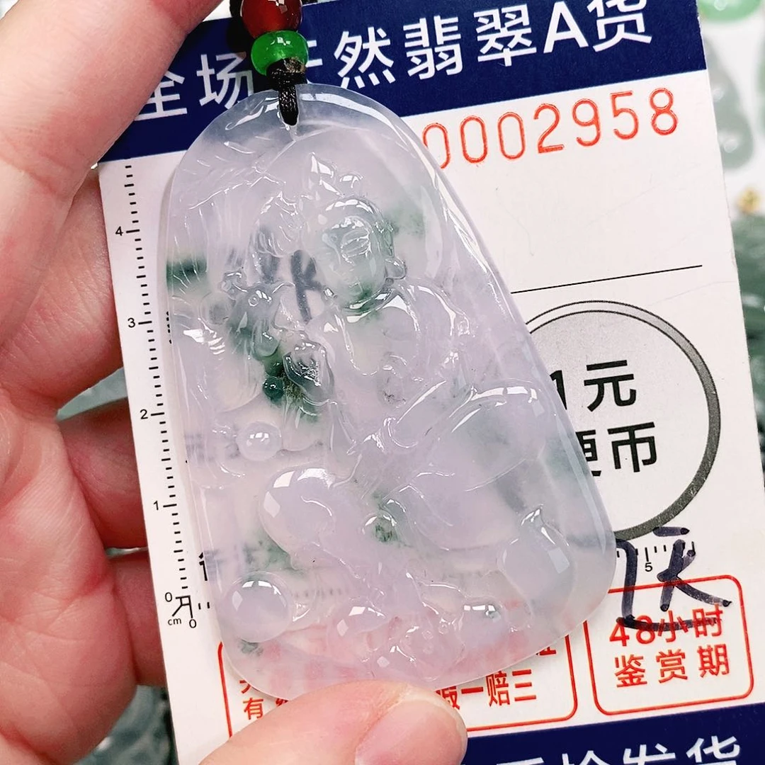 翡翠未镶嵌颈饰吊坠