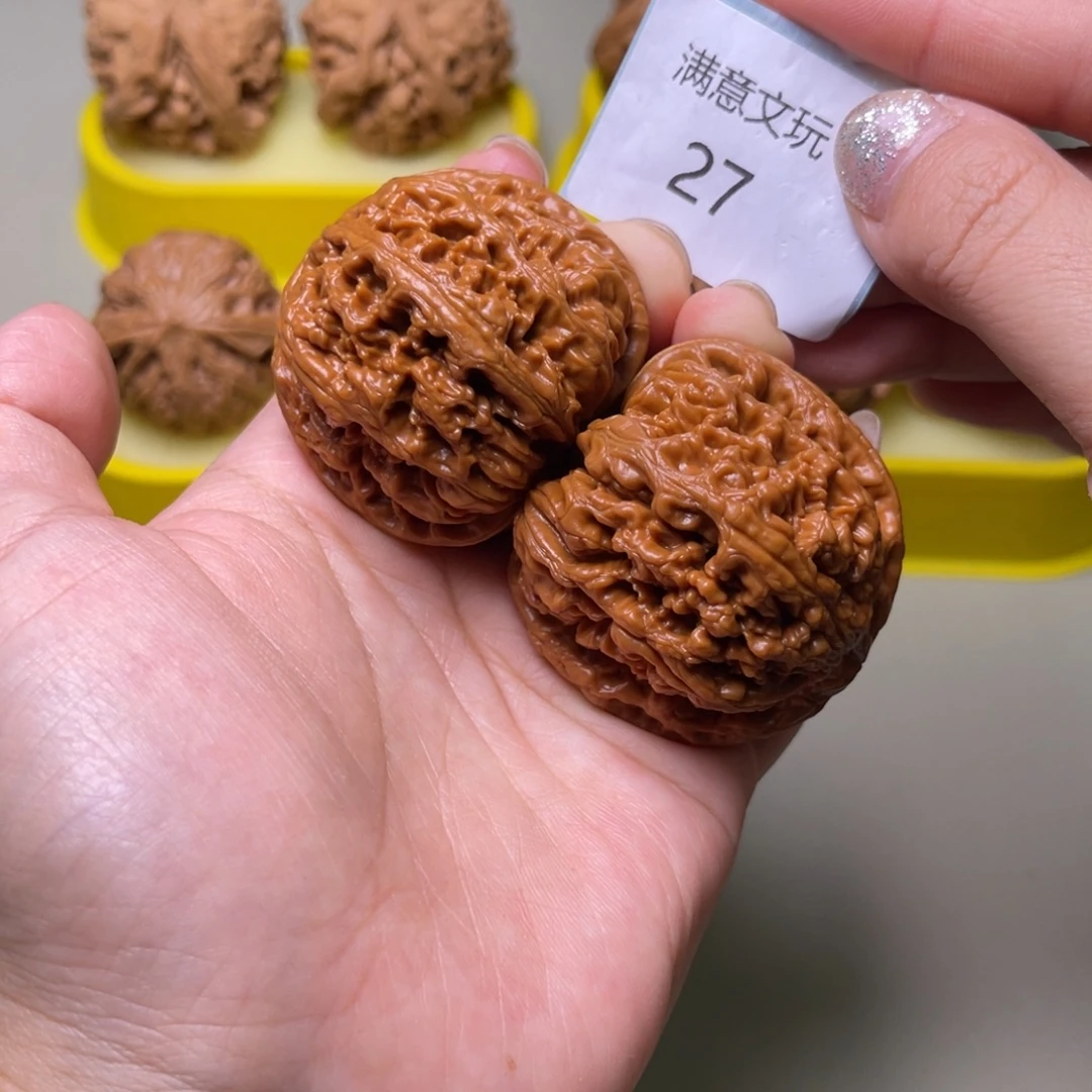把件文玩核桃粗筋45.27