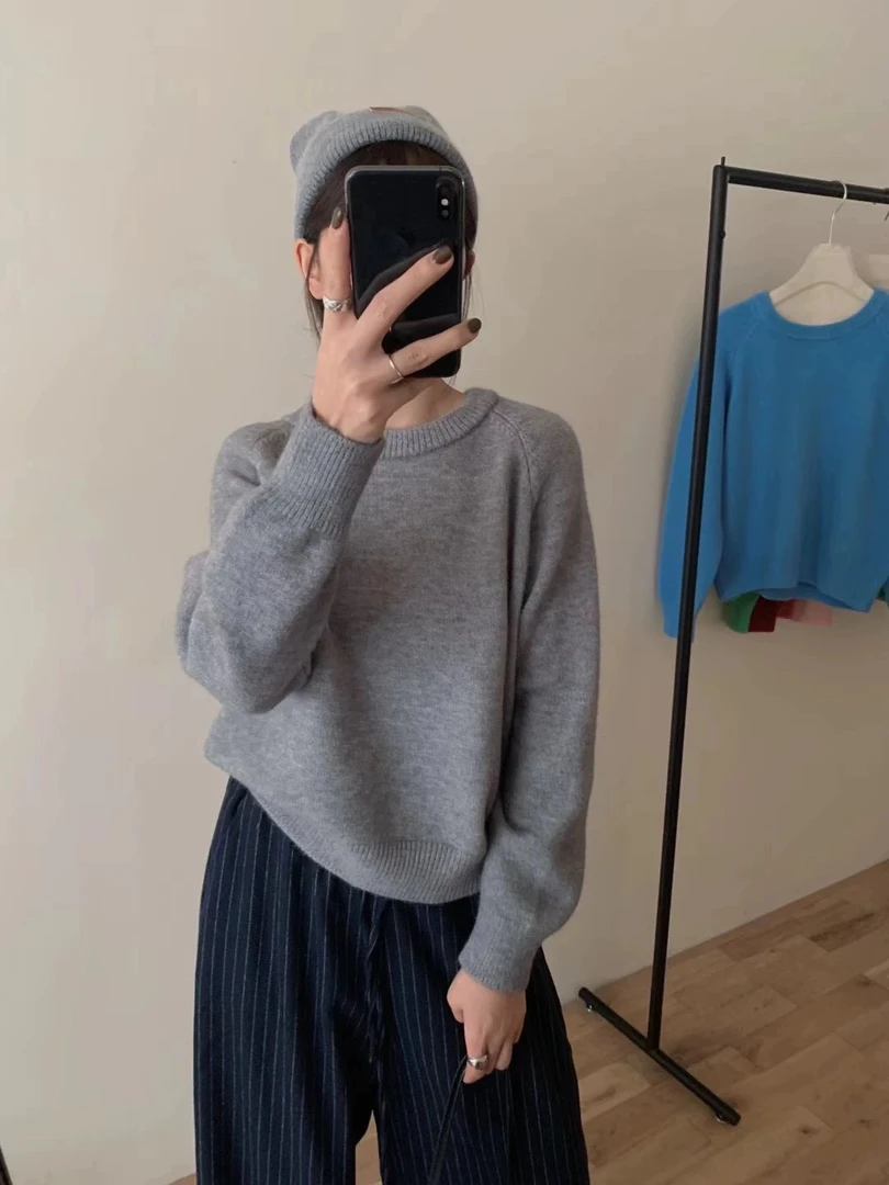 非町@753 简约套头毛衣