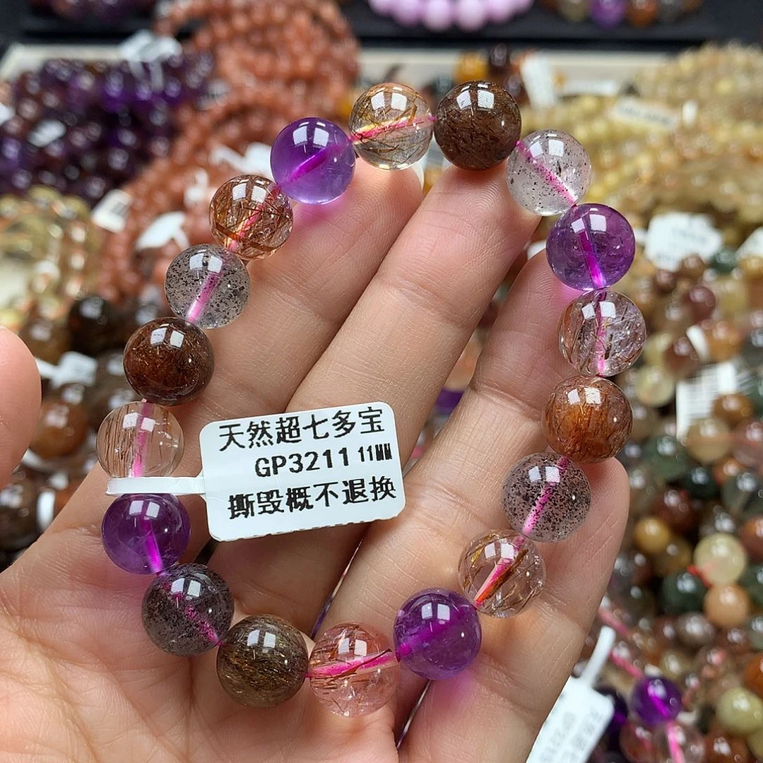 未镶嵌水晶手链，，，