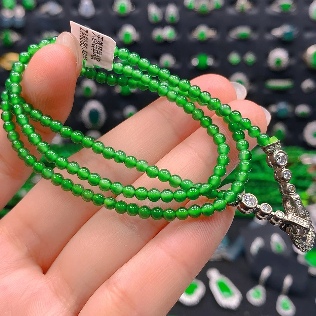 翡翠未镶嵌吊坠(不含链)项链