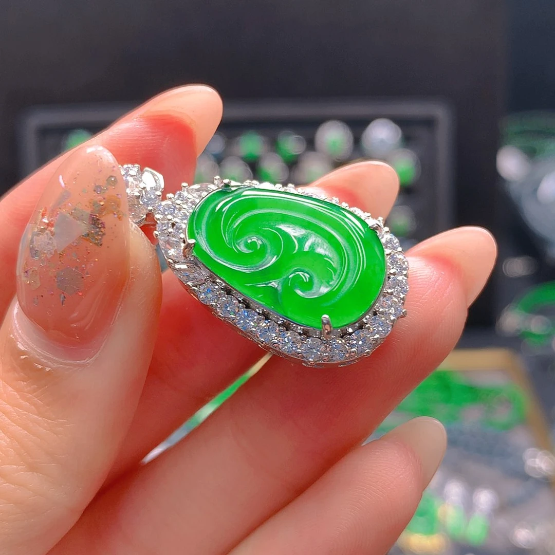 未镶嵌戒指翡翠天然翡翠
