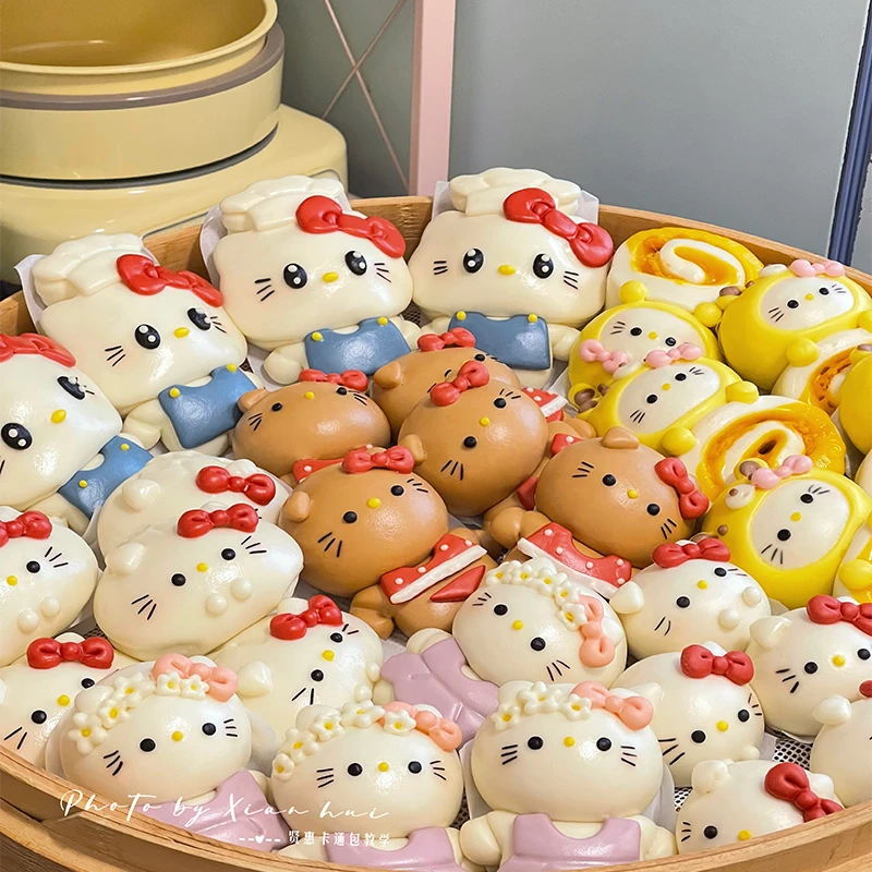 贤惠卡通包 可爱猫咪泳装包子模具花样面食模具儿童辅食diy制作