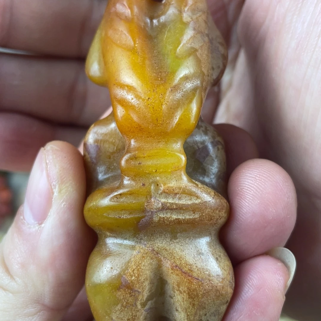 蛇纹石玉合金手把件手把件看看