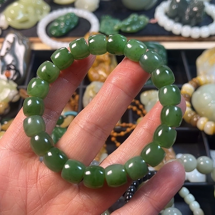 和田玉（碧玉）未镶嵌手串