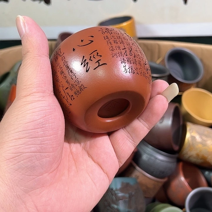 茶杯紫砂全手工紫砂主人杯