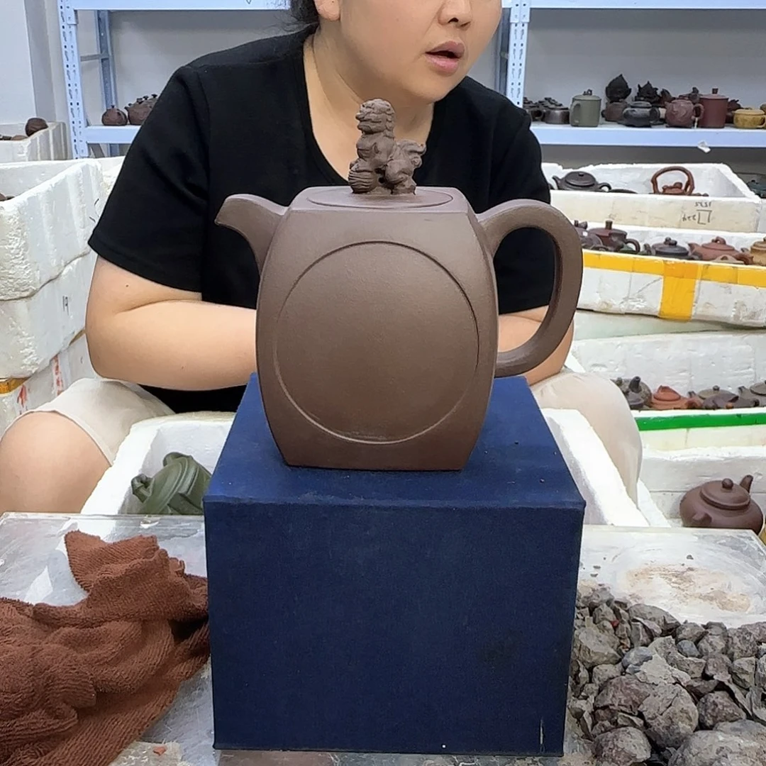 茶壶紫砂宜兴紫砂壶瑕疵处理
