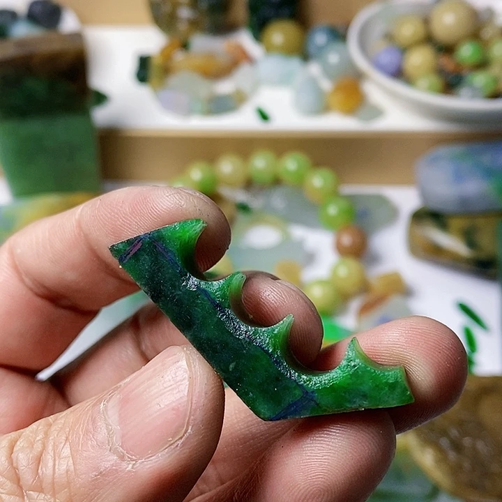 翡翠散珠天然翡翠A货