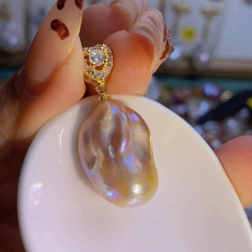 【闪购商品】淡水珍珠天然淡水珍珠合金