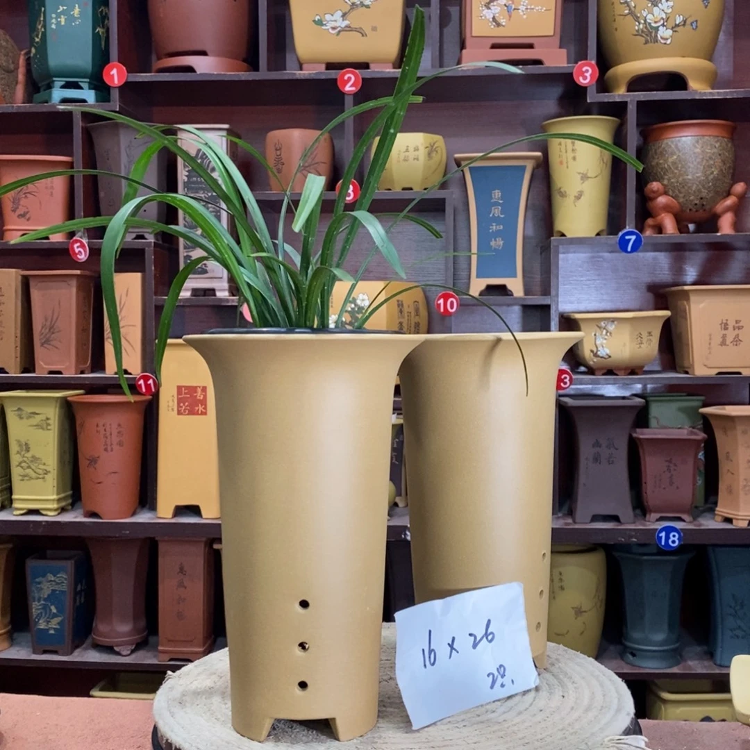 紫砂艺术紫砂花盆