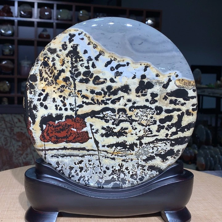 ，广西国画石摆件，观赏收藏