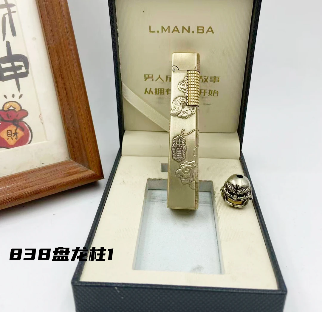 838盘龙柱一体小金条浮雕黄铜机