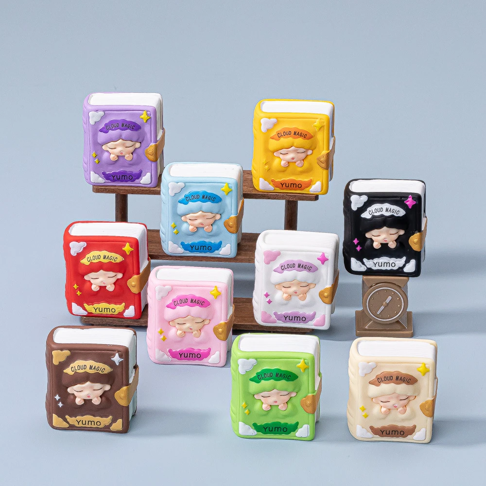 彩绘魔法书云梦DIY摆件