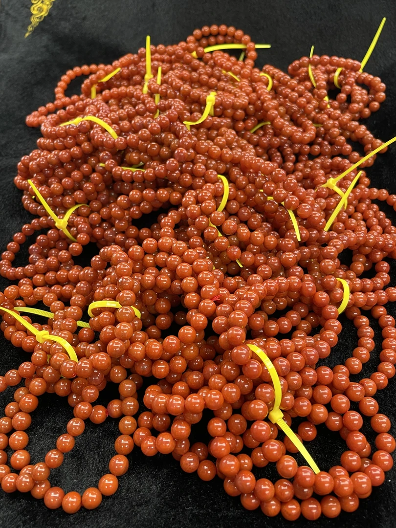 【小耿珠宝】南红圆珠单圈手串4（多样性发其一）