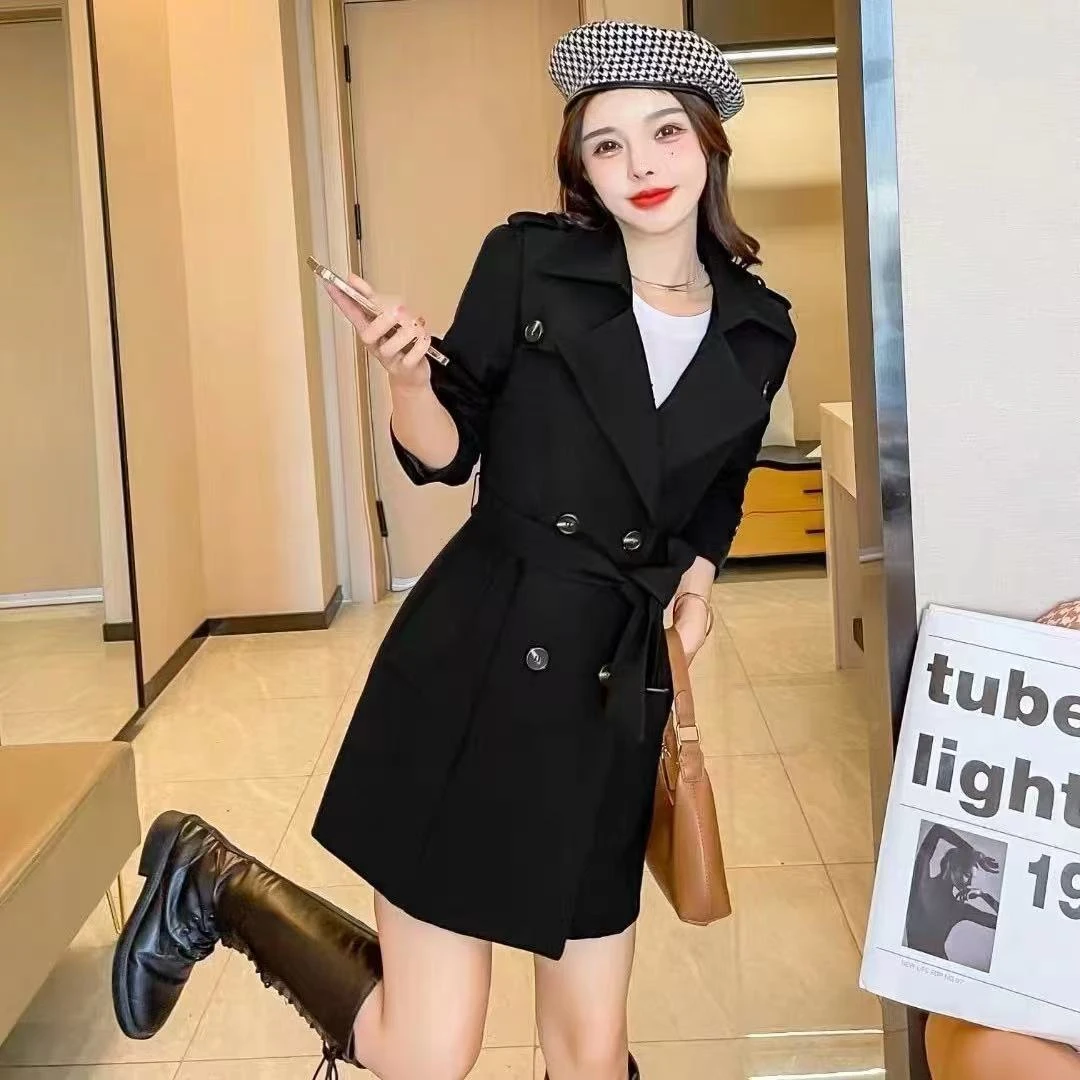 【玉姐家】冬季新款赫本高级感轻奢名媛风外套大衣 新选f796