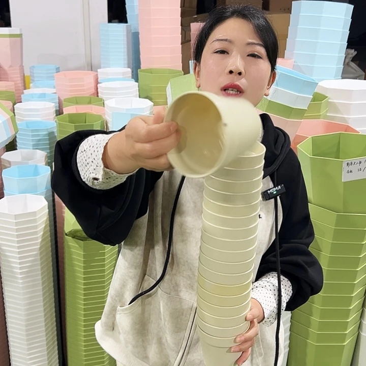 微瑕红陶口9高9米色18只无托