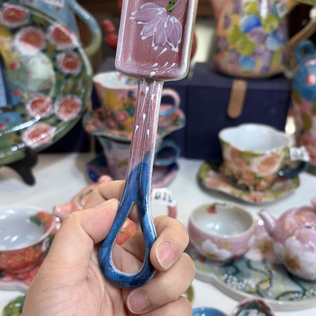 景德镇手绘高温釉下彩陶瓷茶具