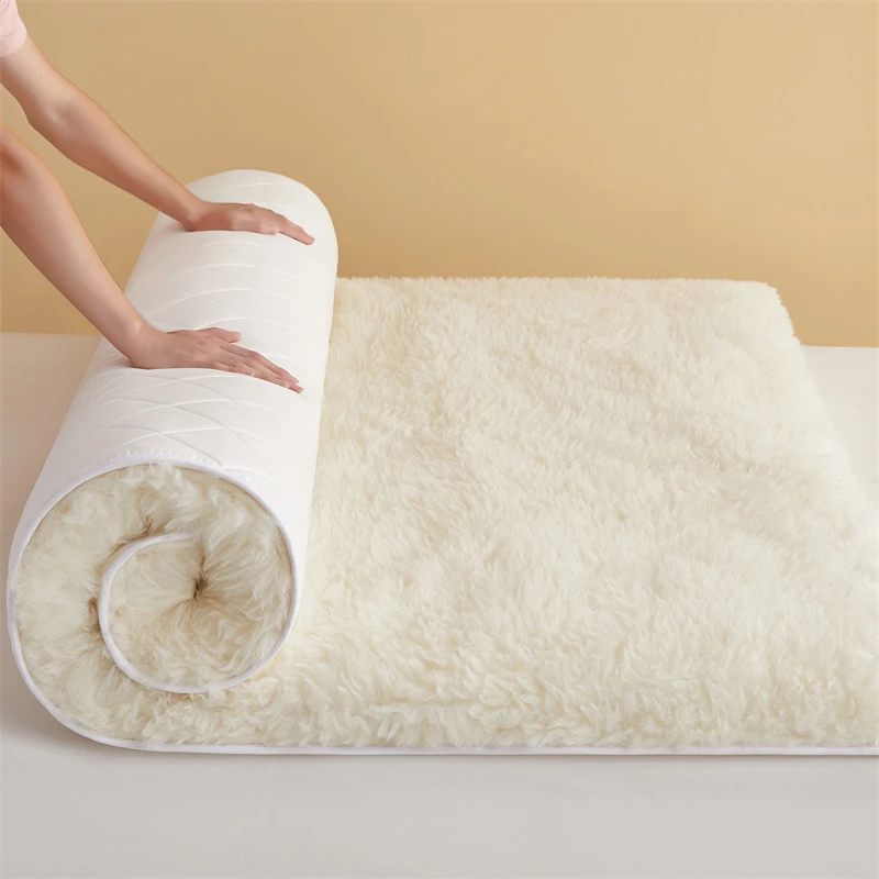 澳洲羊毛床垫软垫家用卧室保暖毯子垫被床褥子单人冬天加厚冬季