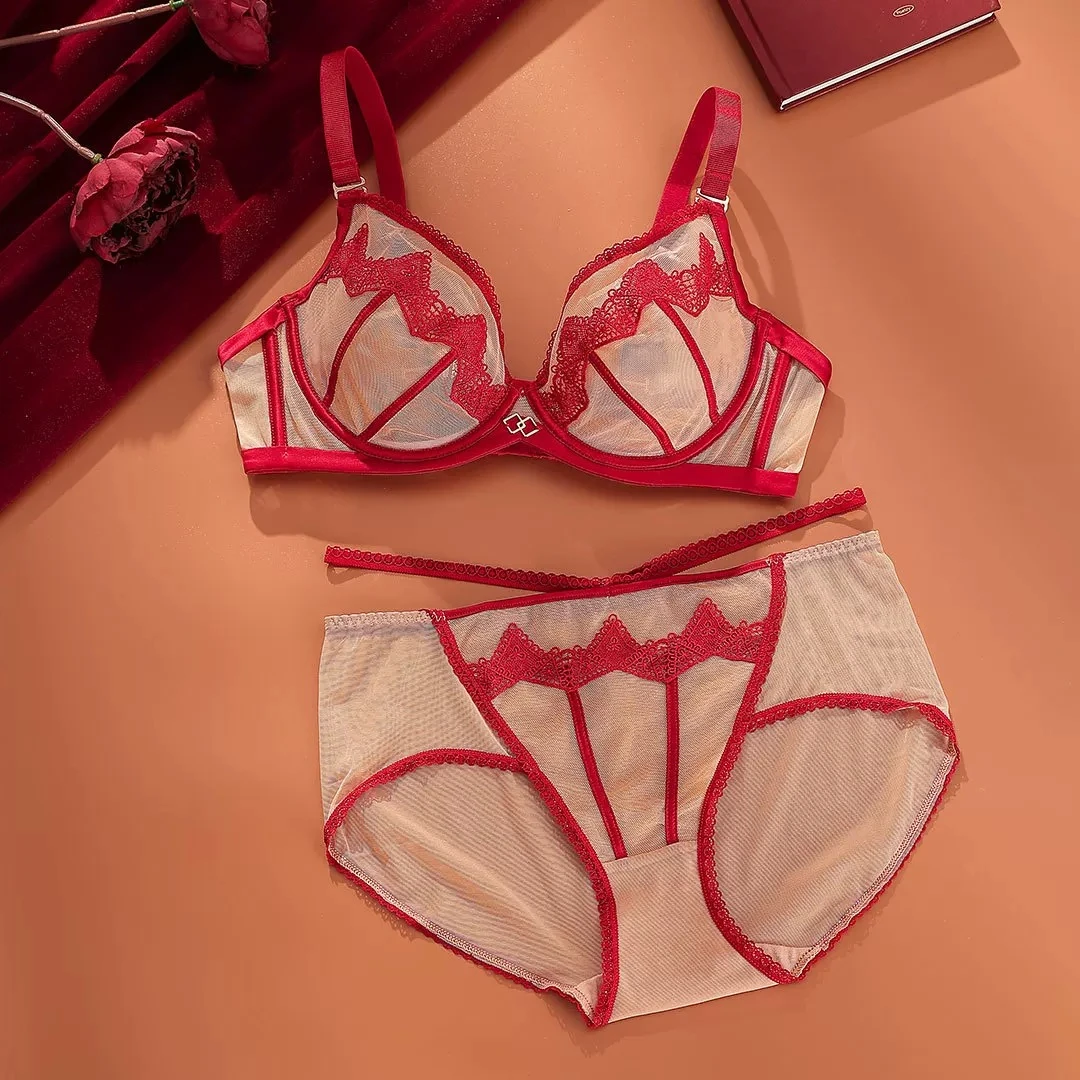 蕾丝软纱内衣薄厚同款女士