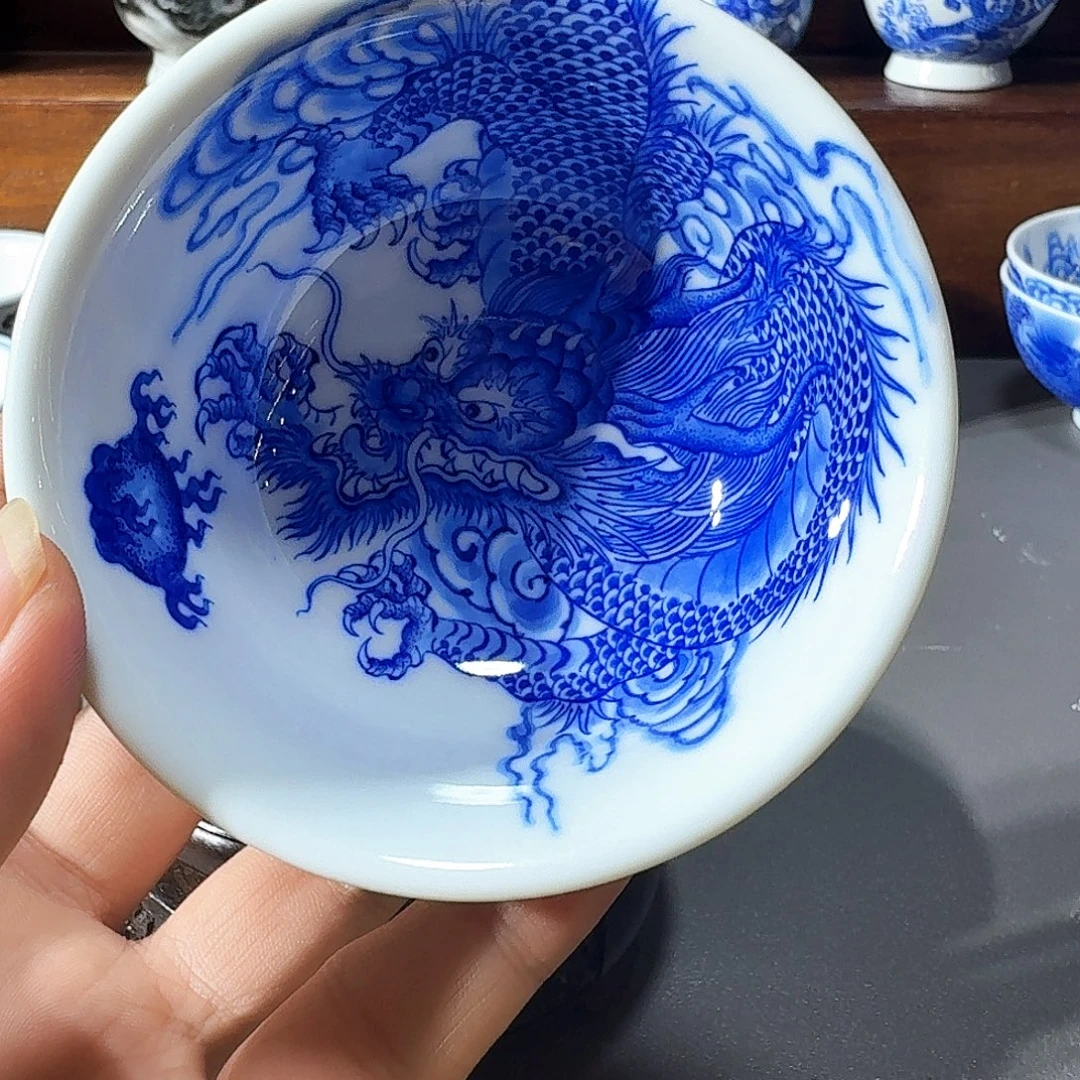 H***o泥塑主人杯手工手绘