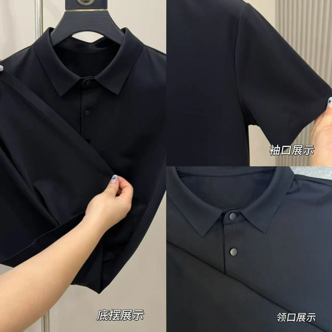 春夏新款男士户外休闲商务POLO衫