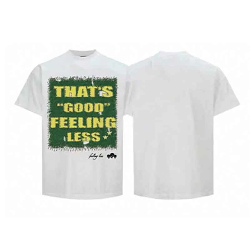 feelingless 2025ss280g重磅美式宽松情侣圆领纯棉短袖