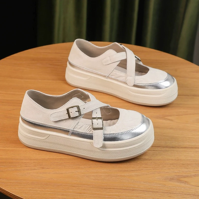 698镂空时尚休闲鞋甜美透气渔夫鞋单鞋运动女鞋百搭厚底透气