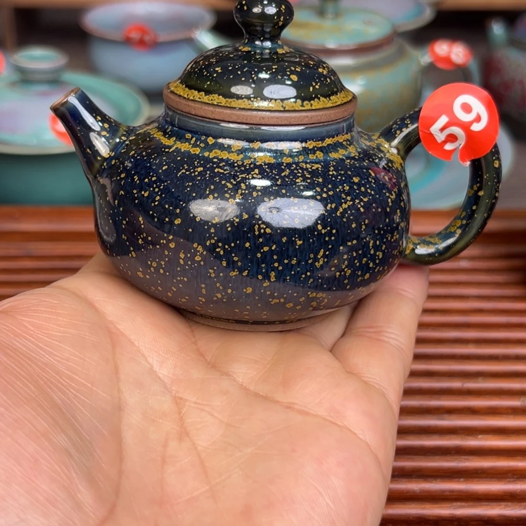 手工制作钧窑茶器