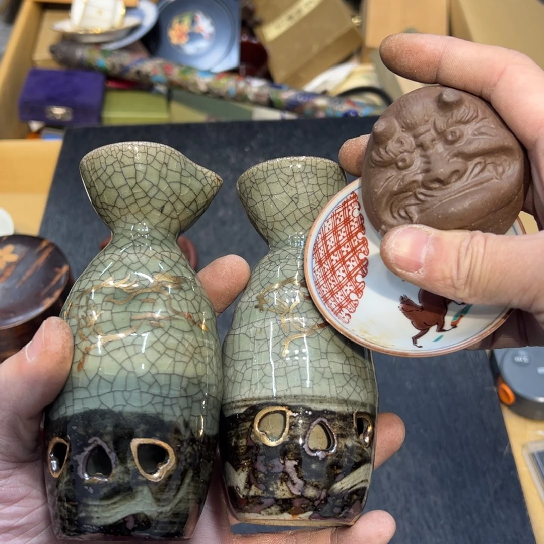 陶瓷中古工艺品摆件