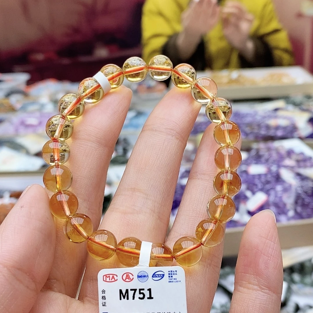 水晶手链未镶嵌M751黄水