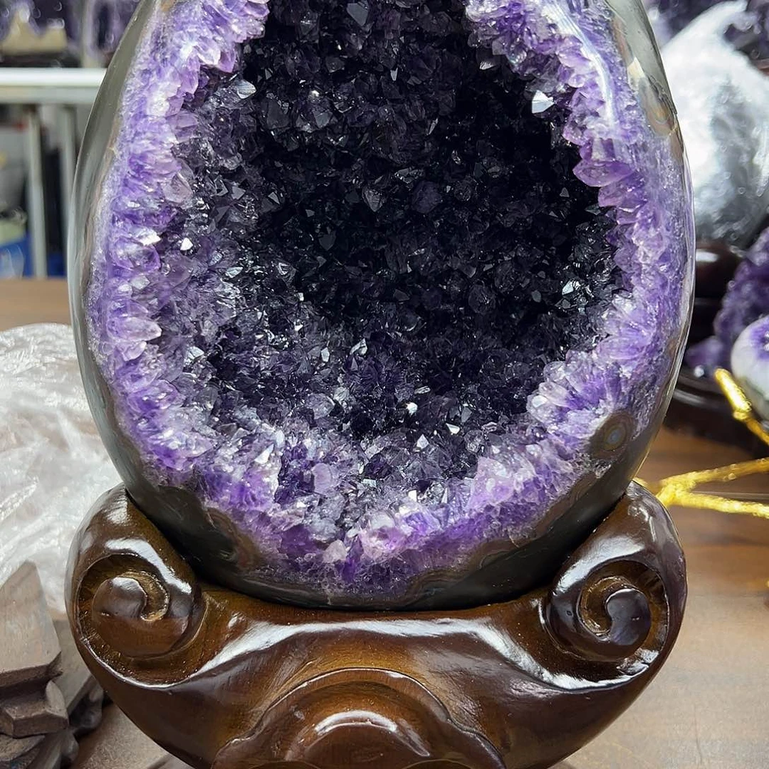 紫晶摆件未镶嵌慕*天然水晶大型摆件未镶嵌