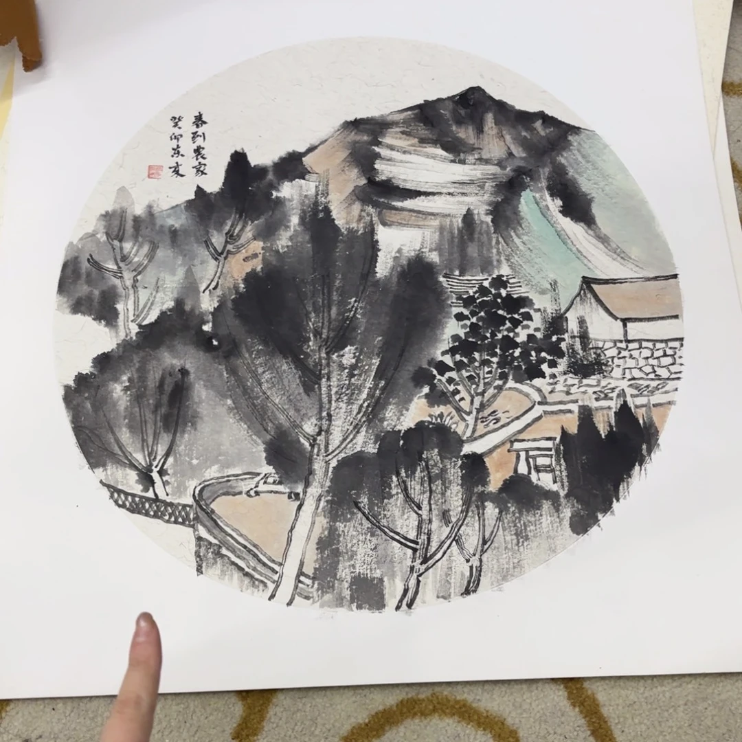 国画国画老师作品刘