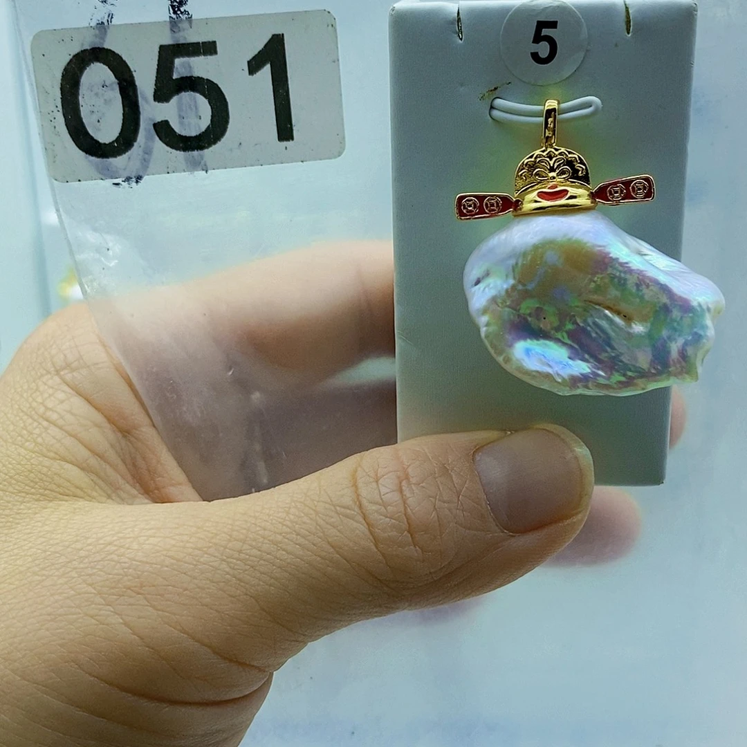 颈饰淡水珍珠18K金镶嵌