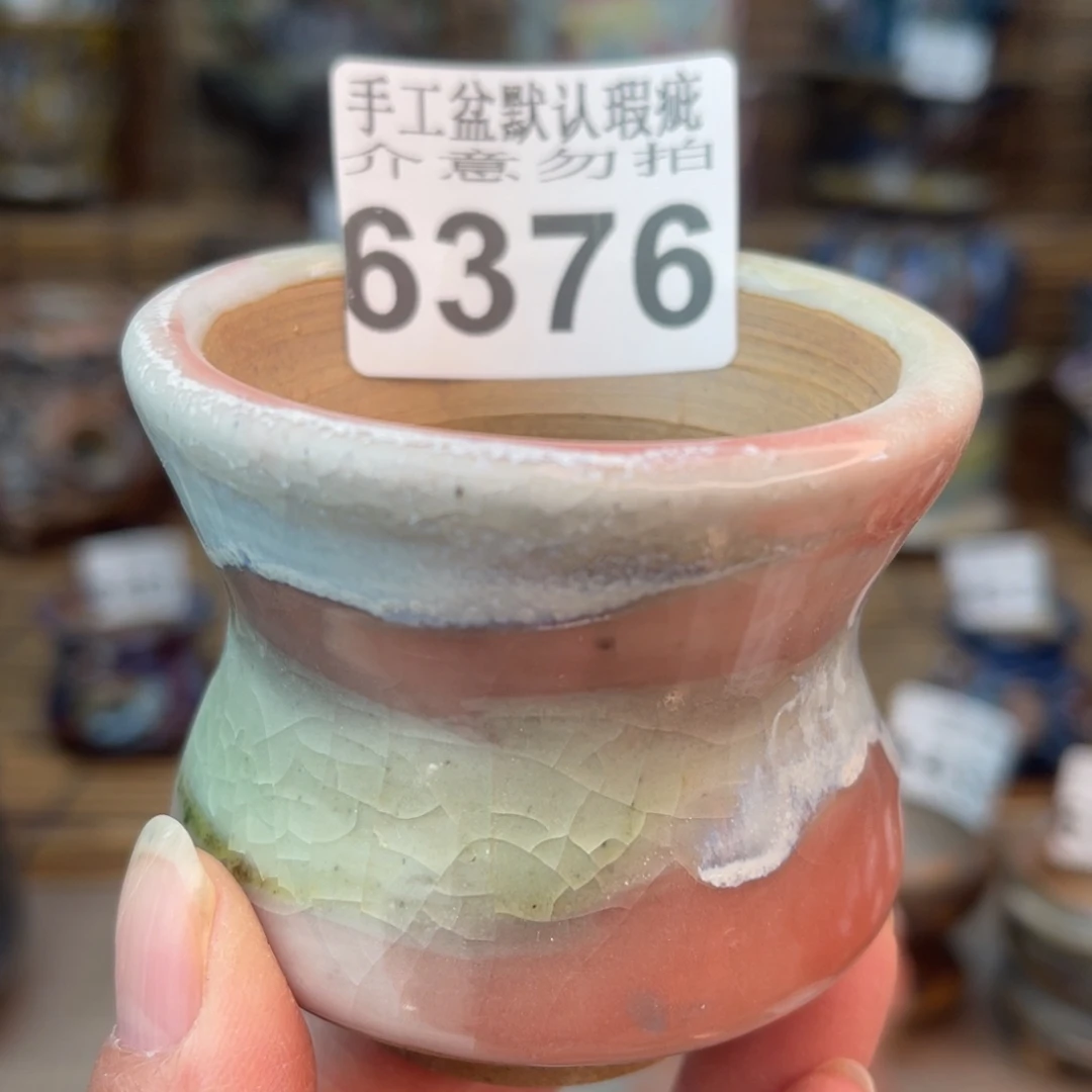 手工花盆默认瑕疵完美者勿拍