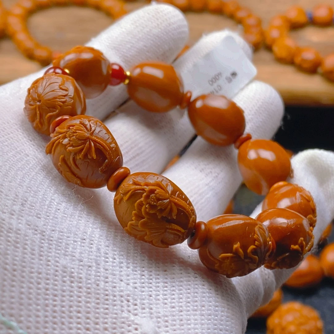 手串/手链橄榄核曹华老师1.4荷花，好运连连