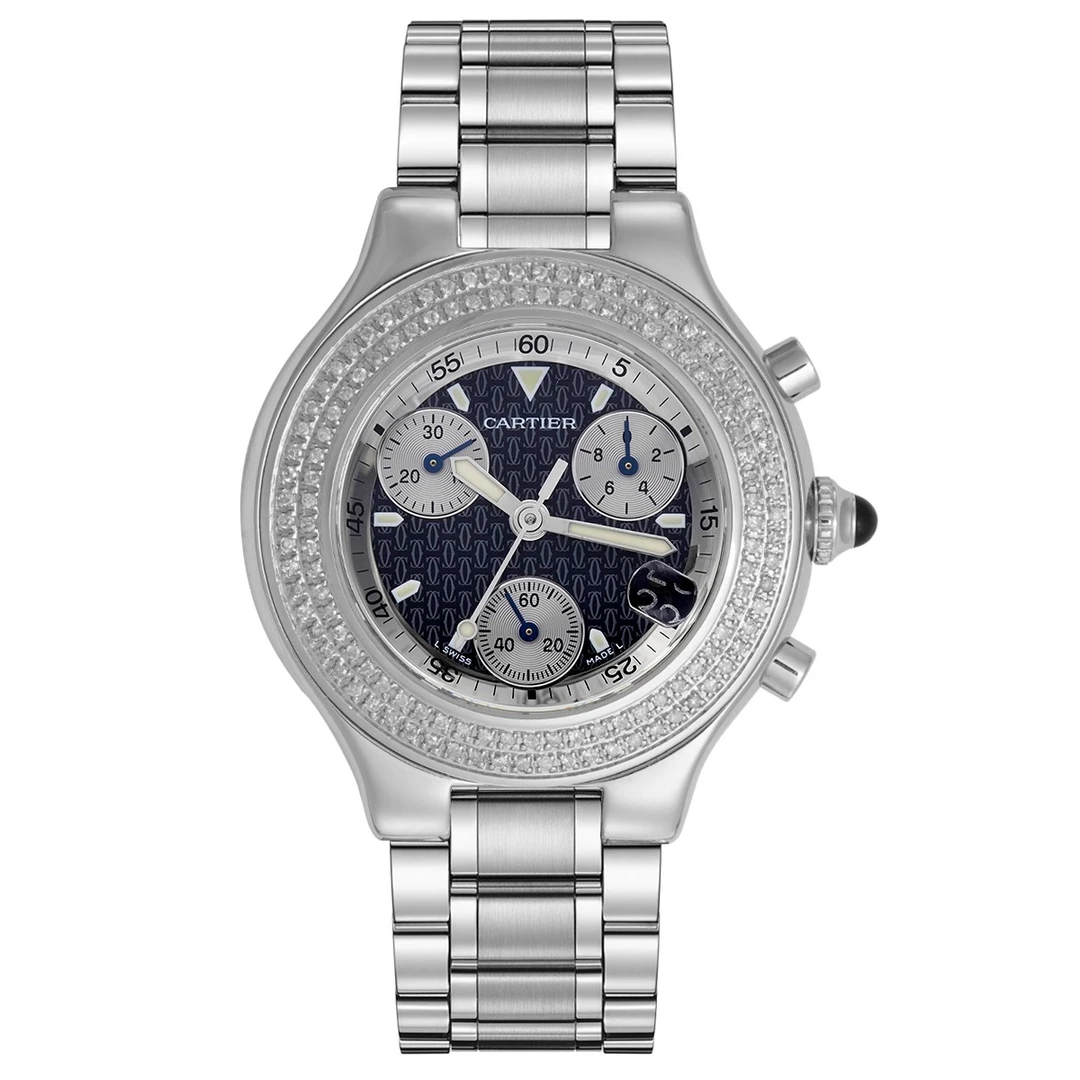 99新 Cartier/卡地亚 /W10172T2腕表/后圈钻/WHT028240