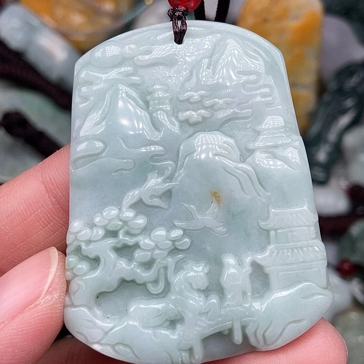 颈饰未镶嵌翡翠翡翠