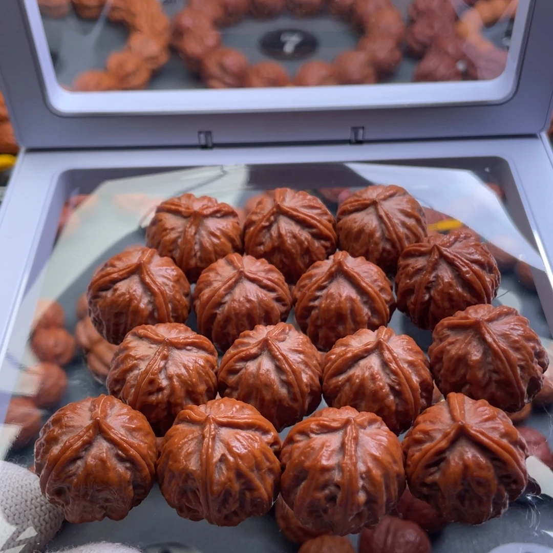 文玩核桃手串野生核桃异形三棱秋子