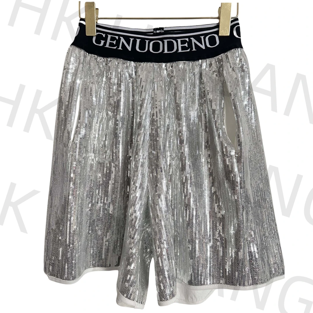 伦哥定制 I 时尚百搭女士设计师显瘦潮流短裤 0376#