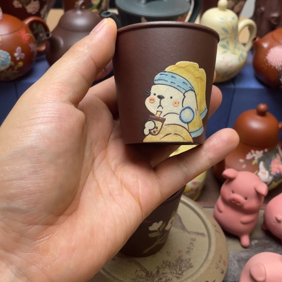茶杯紫砂紫砂主人杯100cc