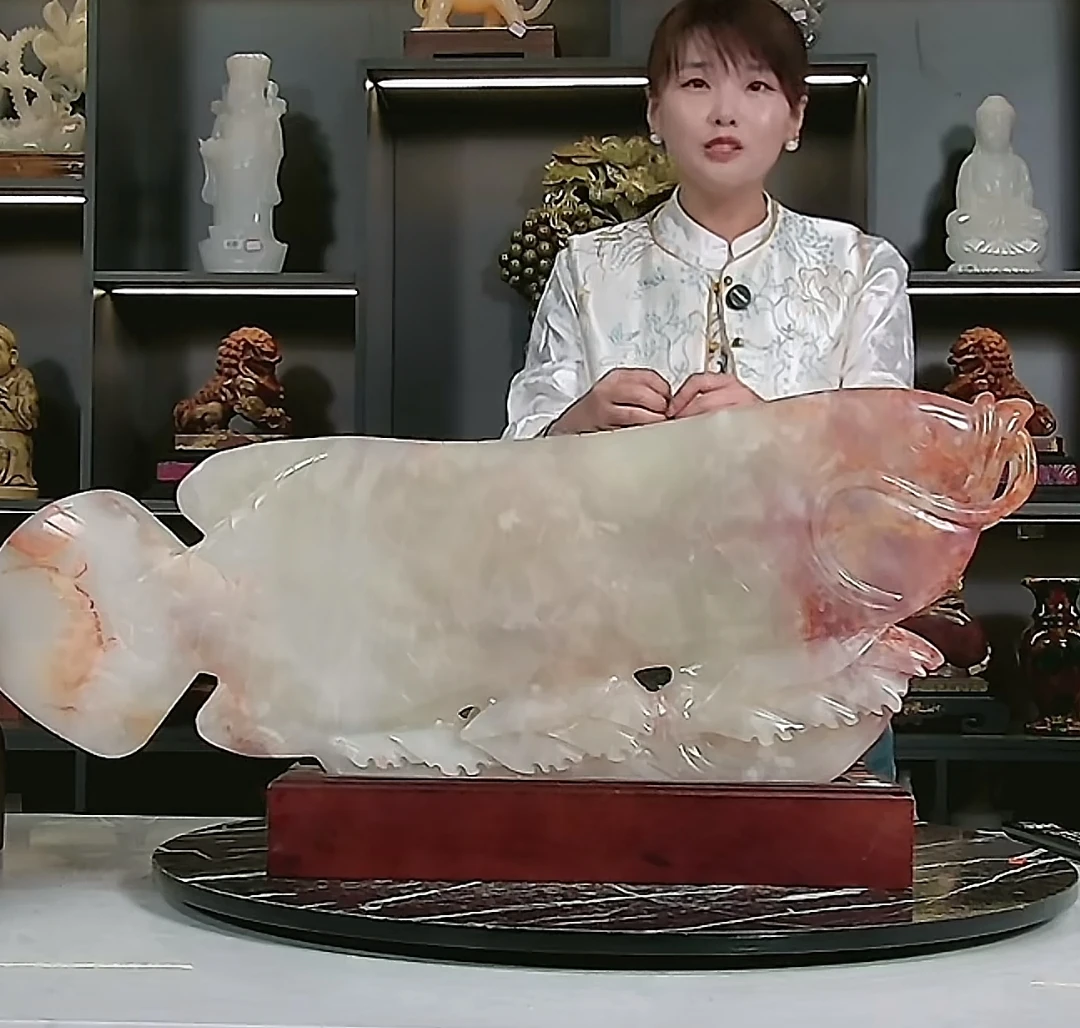 【付米链接 所见即所得】纯手工雕刻居家商务博古架中式新中式摆件.