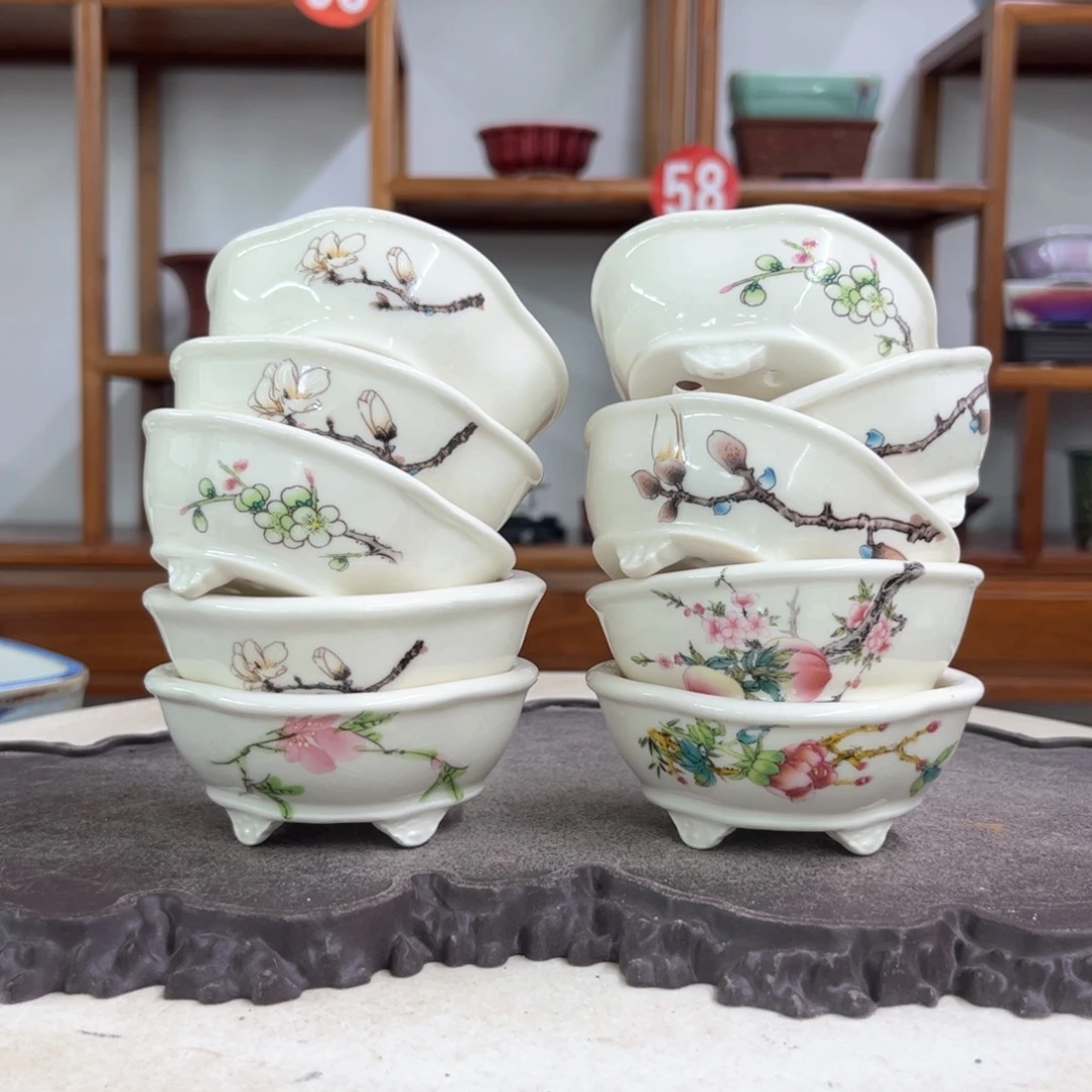 紫砂花盆勞*斯瑕疵10个。。。。