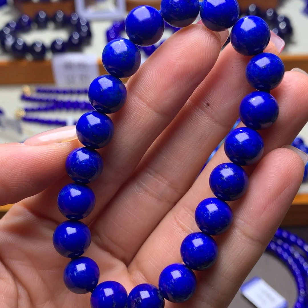 青金石手串未镶嵌余*9mm2709